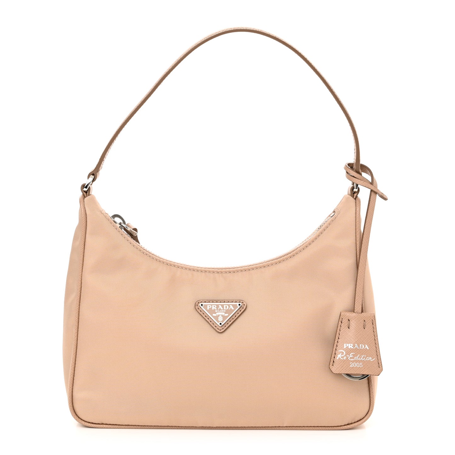Re-Nylon Saffiano Mini Re-Edition 2005 Bag Deserto