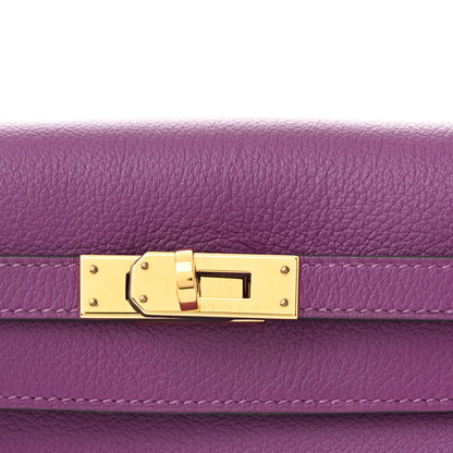 Hermes Evercolor Kelly Danse II Belt Bag Anemone 9 of 12