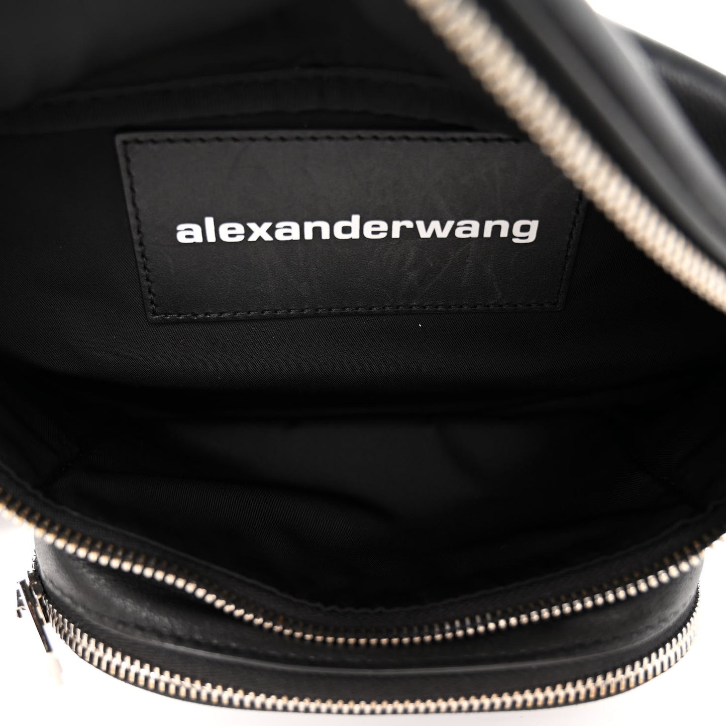 ALEXANDER WANG Lambskin Attica Belt Bag Black