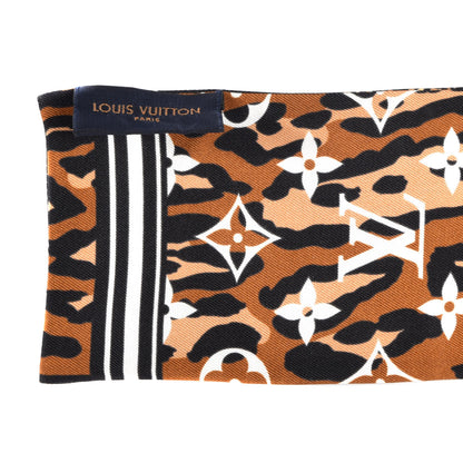 Louis Vuitton Silk Monogram Giant Jungle Bandeau Black 3 of 3