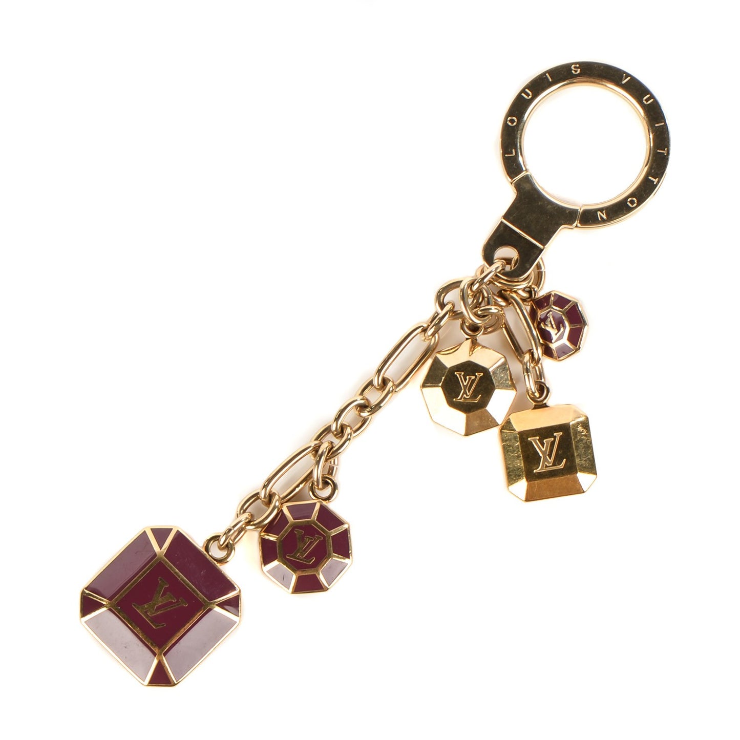 Cabochon Key Ring Rouge Fauviste