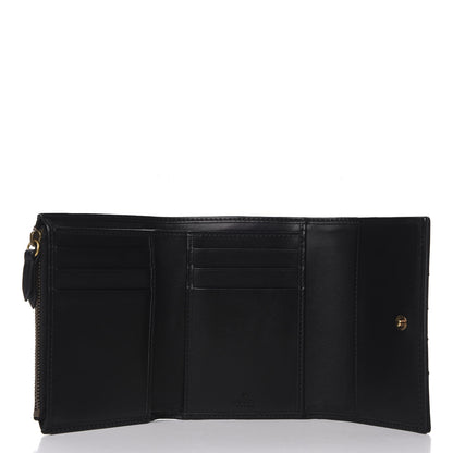 Gucci Calfskin Matelasse GG Marmont Wallet Black 5 of 8