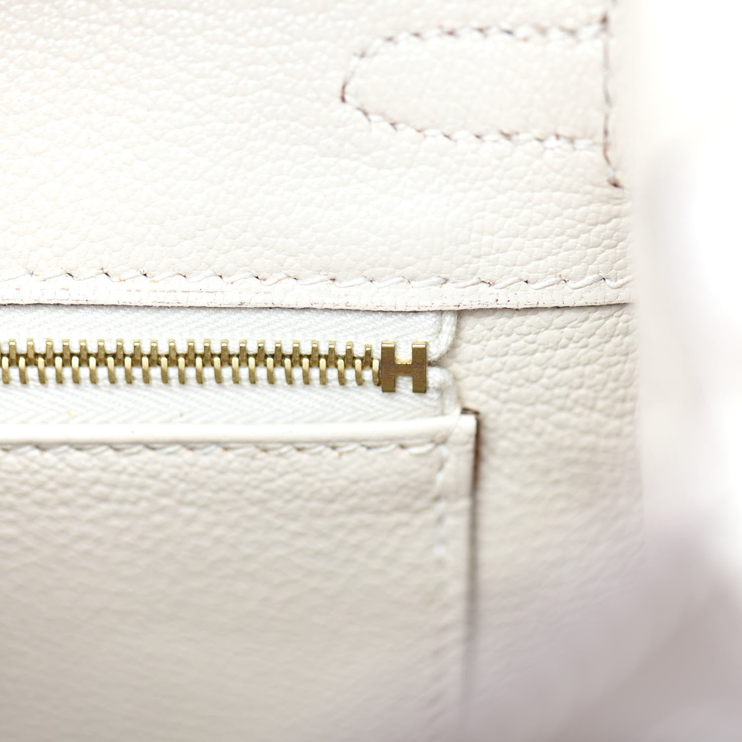 Hermes Epsom Horseshoe Birkin 25 Etoupe Craie 20 of 35