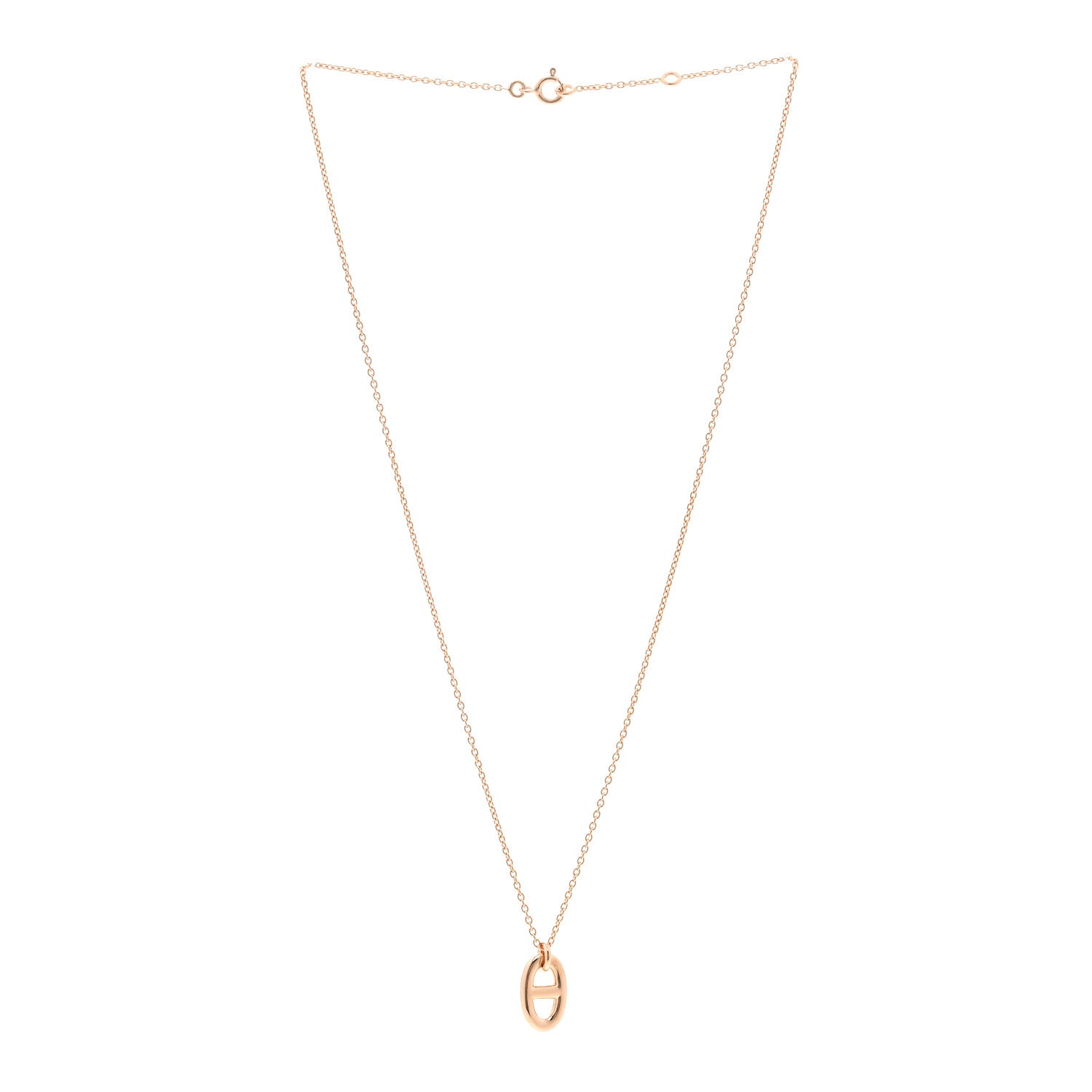 Hermes 18K Rose Gold PM Farandole Pendant Necklace 3 of 6
