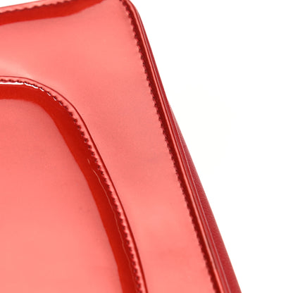 Chanel Patent Strass Wallet On Chain WOC Red 14 of 15