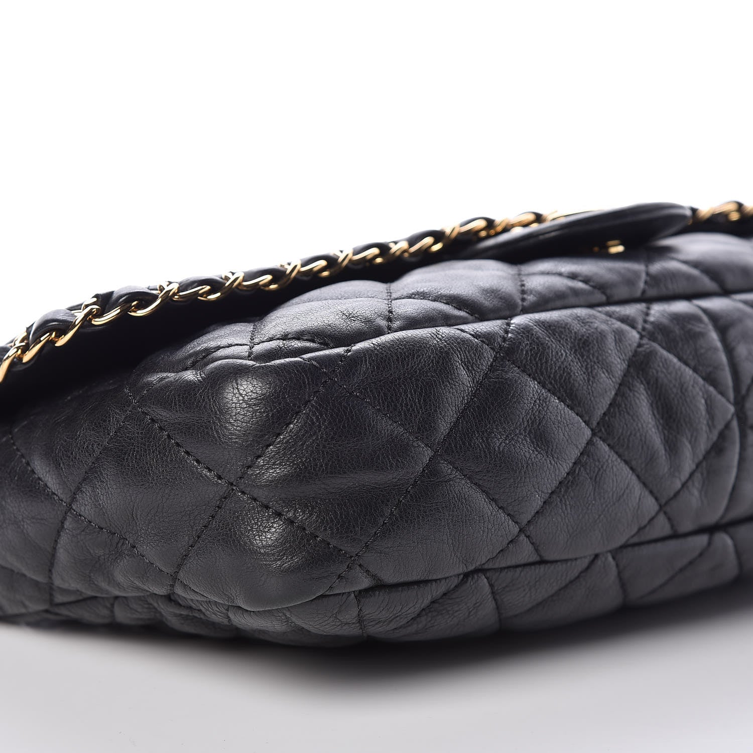 Chanel Calfskin Quilted Medium Chain Me Flap Black 5 of 9