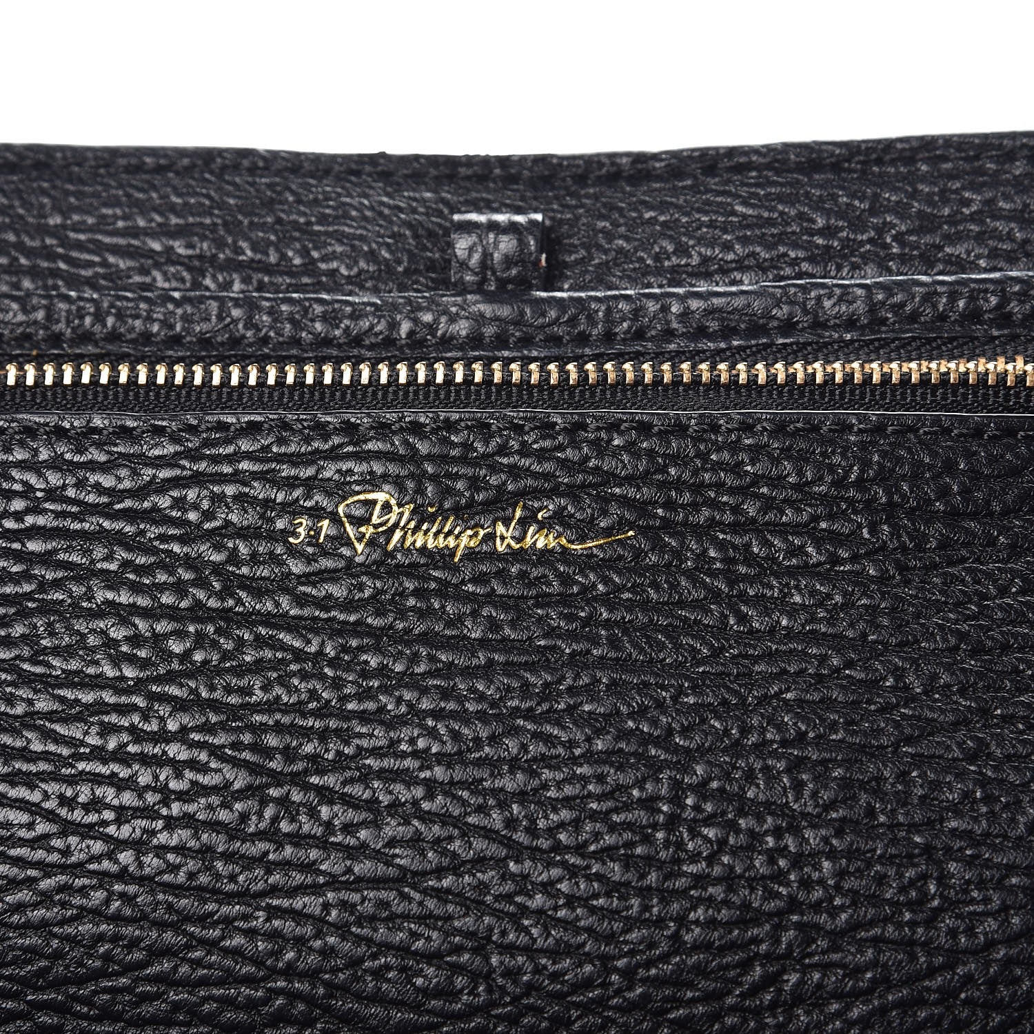 3.1 Phillip Lim 3.1 Textured Calfskin Large Pashli Satchel Black 7 of 8