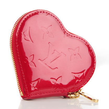 Louis Vuitton Vernis Coeur Heart Coin Purse Pomme D'Amour 3 of 8