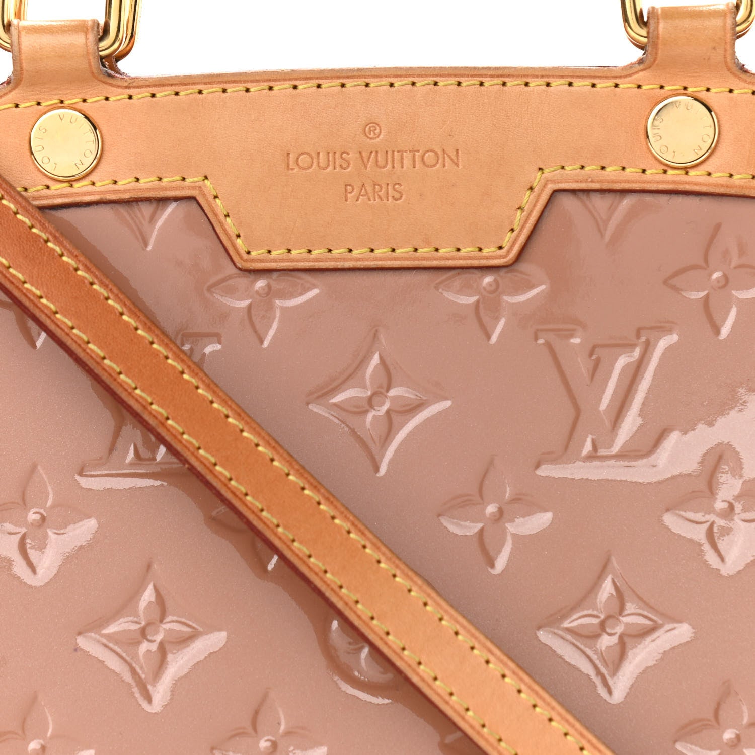 Louis Vuitton Vernis Brea MM Rose Velours 8 of 11