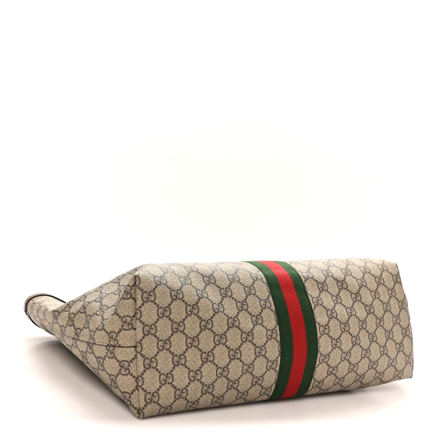 Gucci GG Supreme Monogram Medium Ophidia Shopping Tote Brown 4 of 10