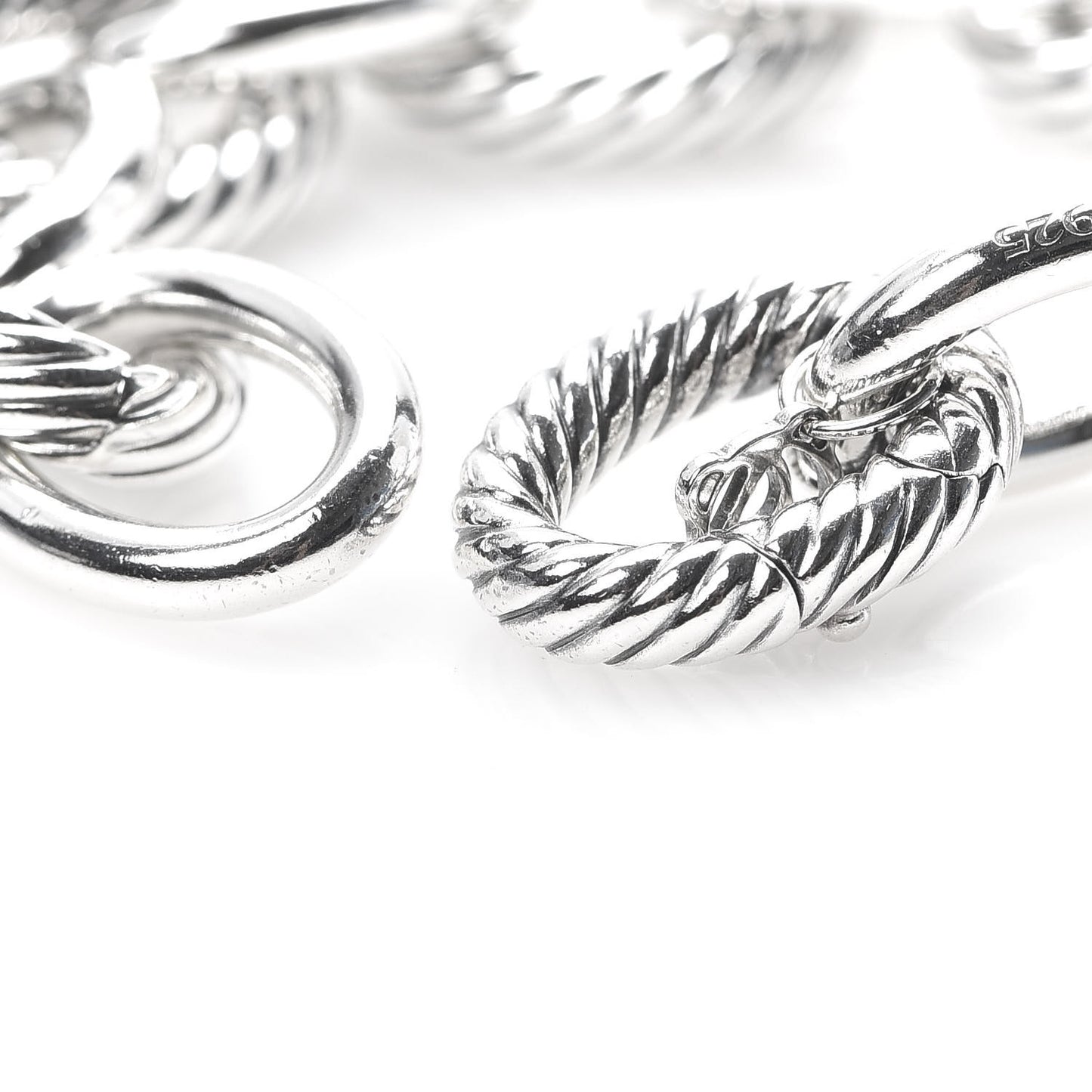 Sterling Silver 12mm Large Oval Link Bracelet