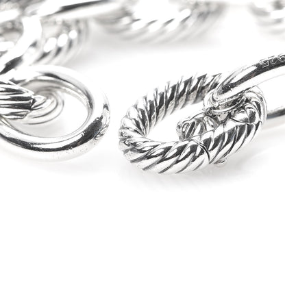 David Yurman Sterling Silver 12mm Large Oval Link Bracelet 5 of 5