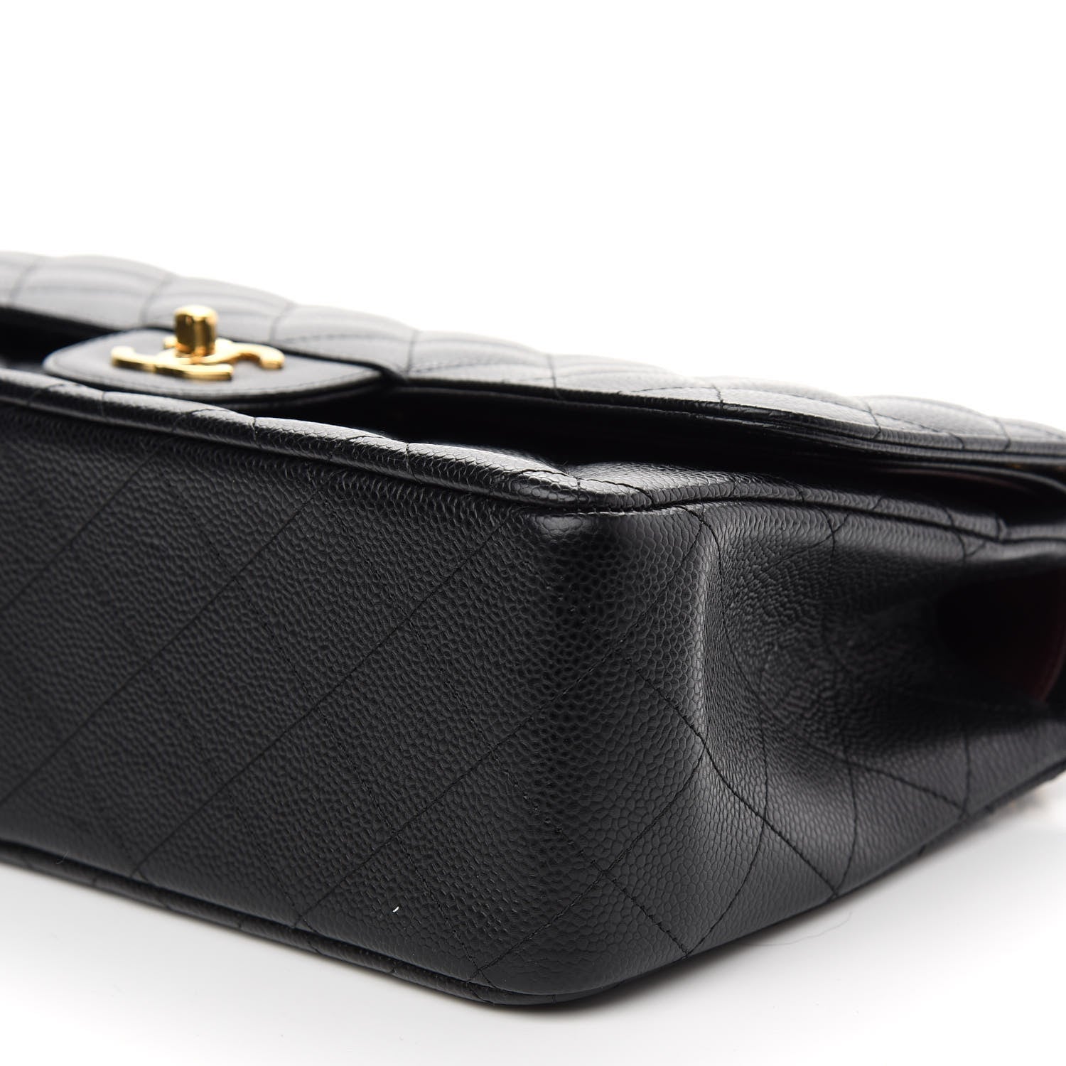 Chanel Caviar Quilted Jumbo Double Flap Black 9 of 9