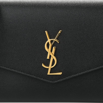 Saint Laurent Grain De Poudre Mini Uptown Crossbody Bag Black 8 of 11