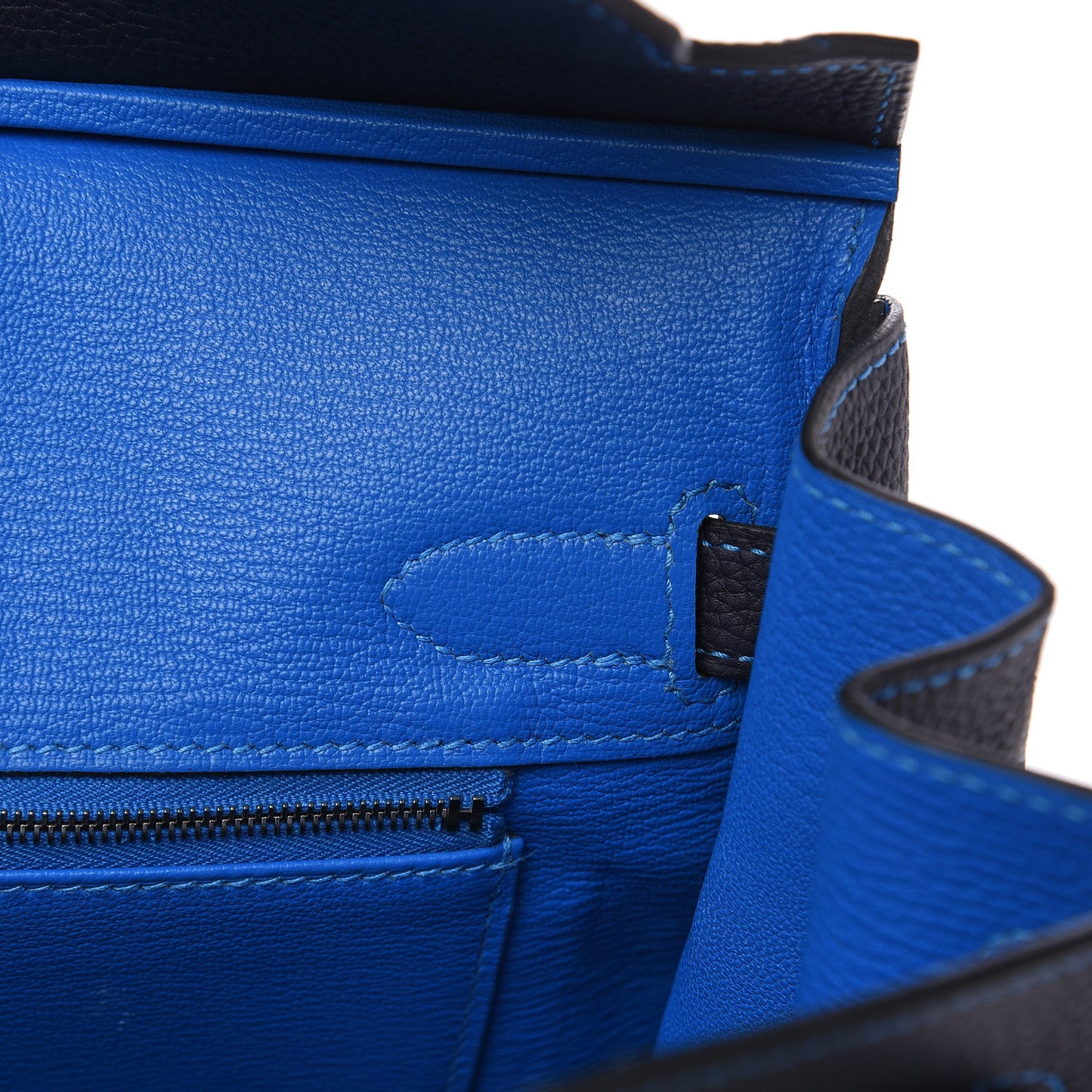 Togo Horseshoe Birkin 30 Bleu Nuit Bleu Hydra