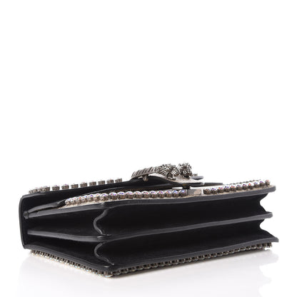 Gucci GG Supreme Monogram Crystal Small Dionysus Shoulder Bag Black 5 of 10