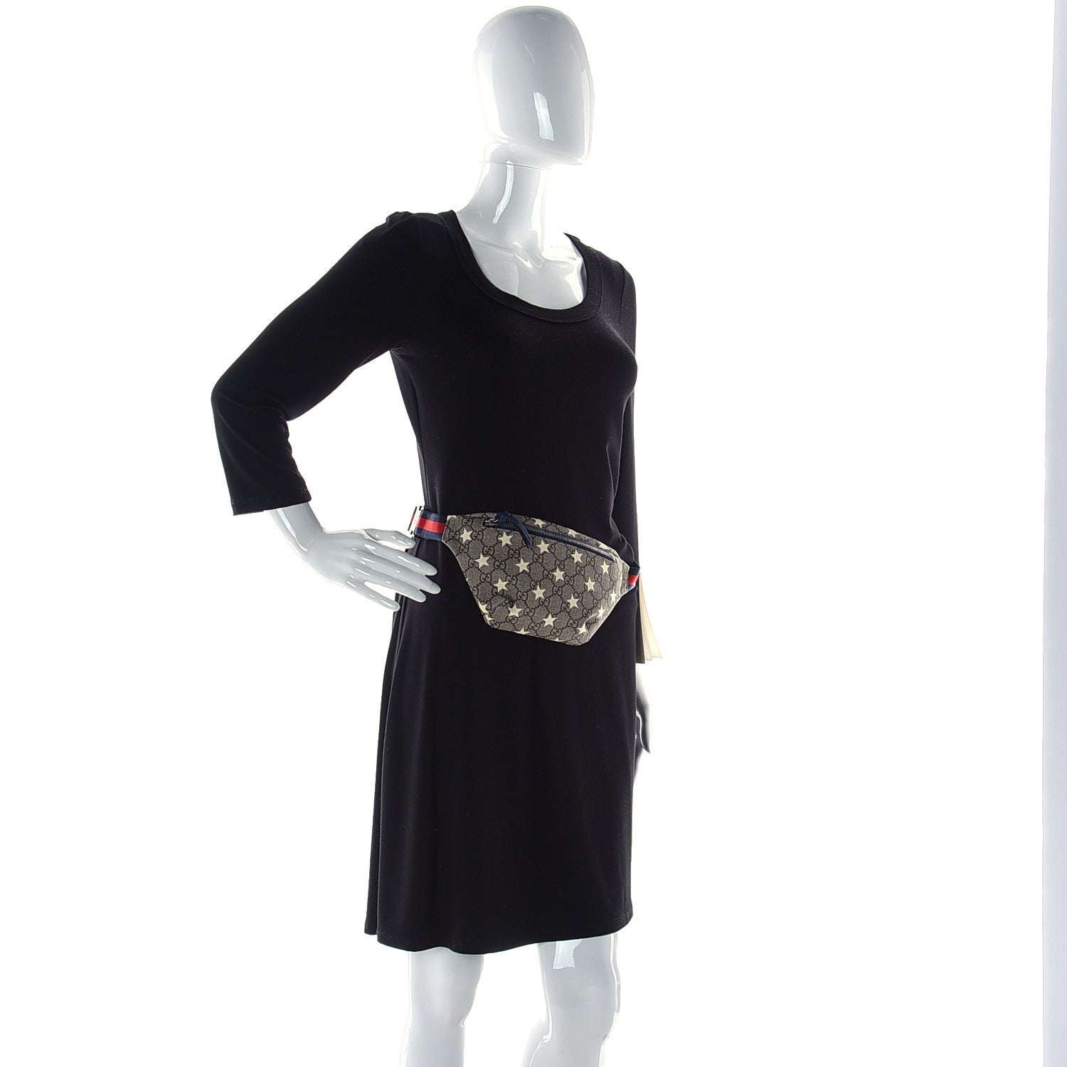 Gucci GG Supreme Monogram Stars Childrens Belt Bag 3 of 11
