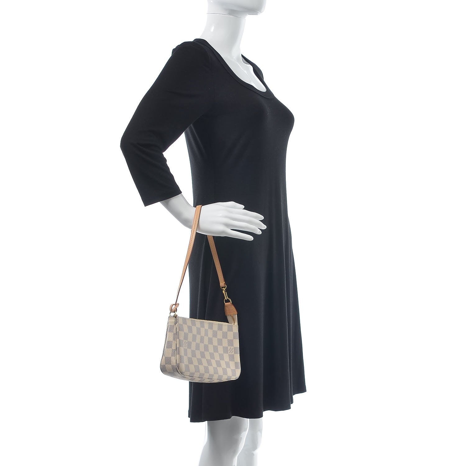 Louis Vuitton Damier Azur Pochette Accessories NM 2 of 7