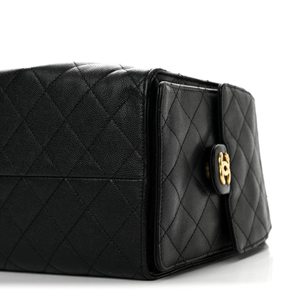 Chanel Caviar Quilted Medium Chanel 25 Handbag Black 11 of 13