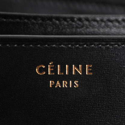 Celine Box Calfskin Medium Classic Box Flap Bag Black 6 of 7