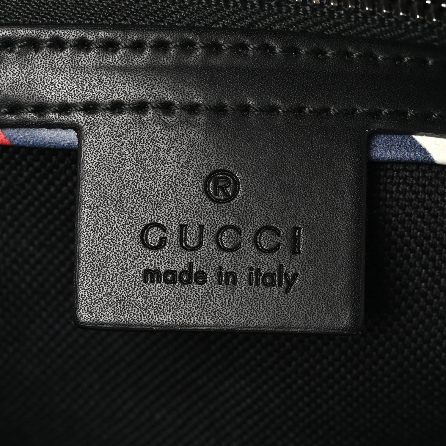 Gucci GG Supreme Monogram Night Courrier Flat Messenger Bag Black Multicolor 6 of 10