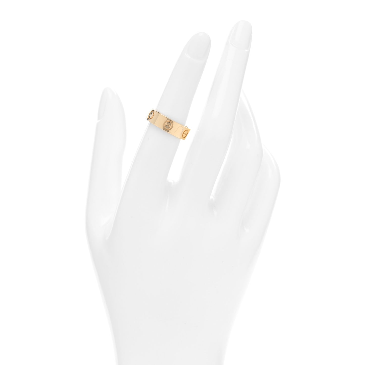 18K Yellow Gold 5.5mm LOVE Ring 52 6
