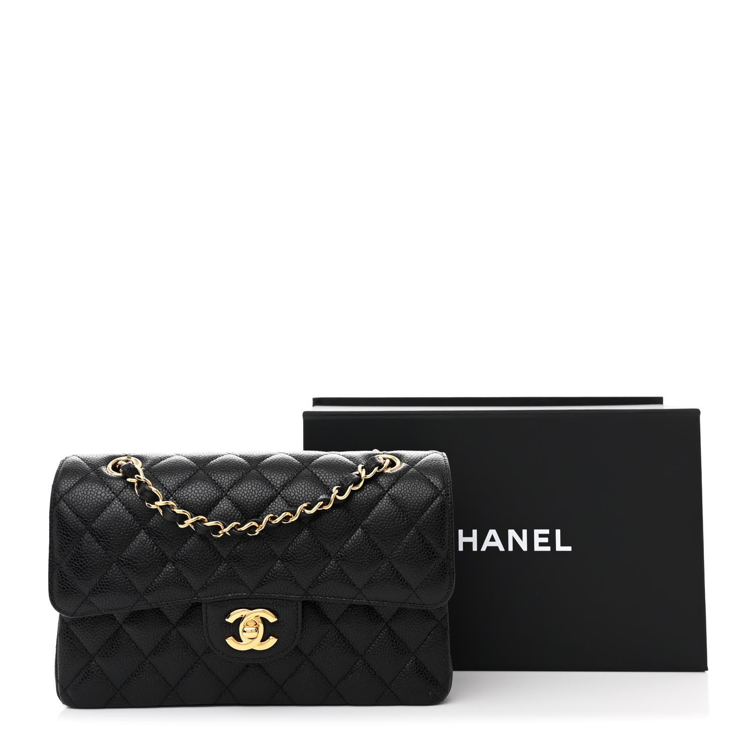 Chanel Caviar Quilted Small Double Flap Black 12 of 12