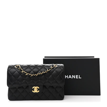Chanel Caviar Quilted Small Double Flap Black 12 of 12