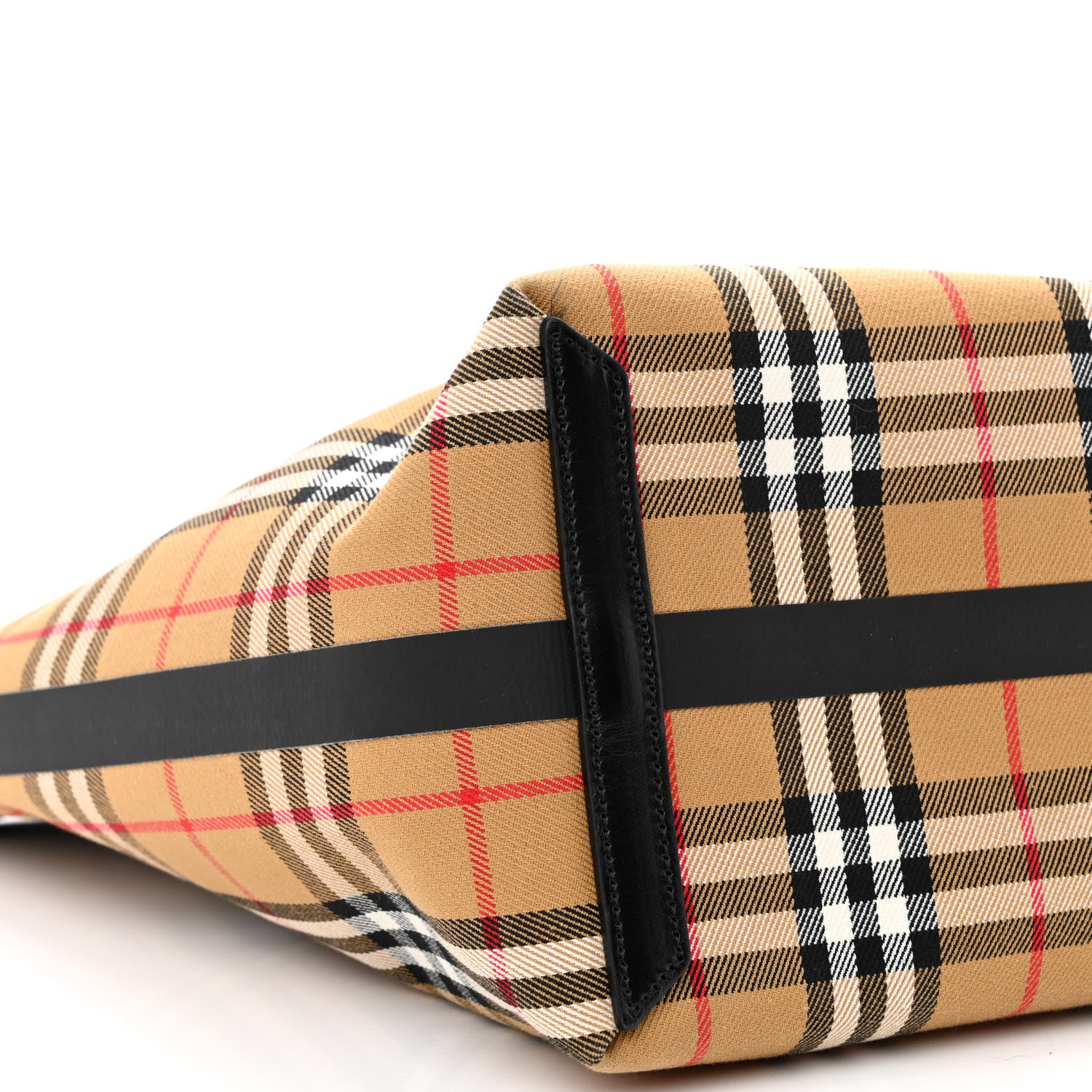 Burberry Vintage Check Medium The Giant Reversible Tote Antique Yellow Bright Red 10 of 20