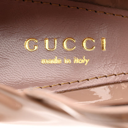 Gucci Vernice Crystal Lisbeth Platform Pumps 37 Dark Cipria 7 of 9