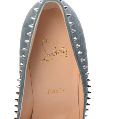 Christian Louboutin Suede Studded Anjalina 85 Pumps 39.5 Everest 6 of 8