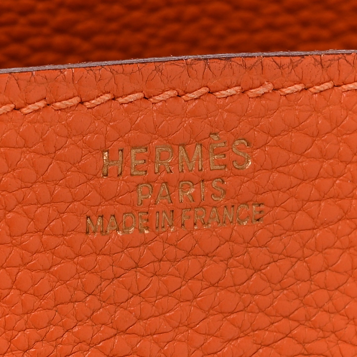 Togo Birkin 30 Orange