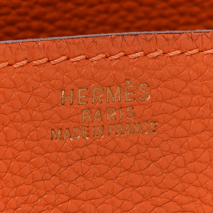 Hermes Togo Birkin 30 Orange 6 of 19
