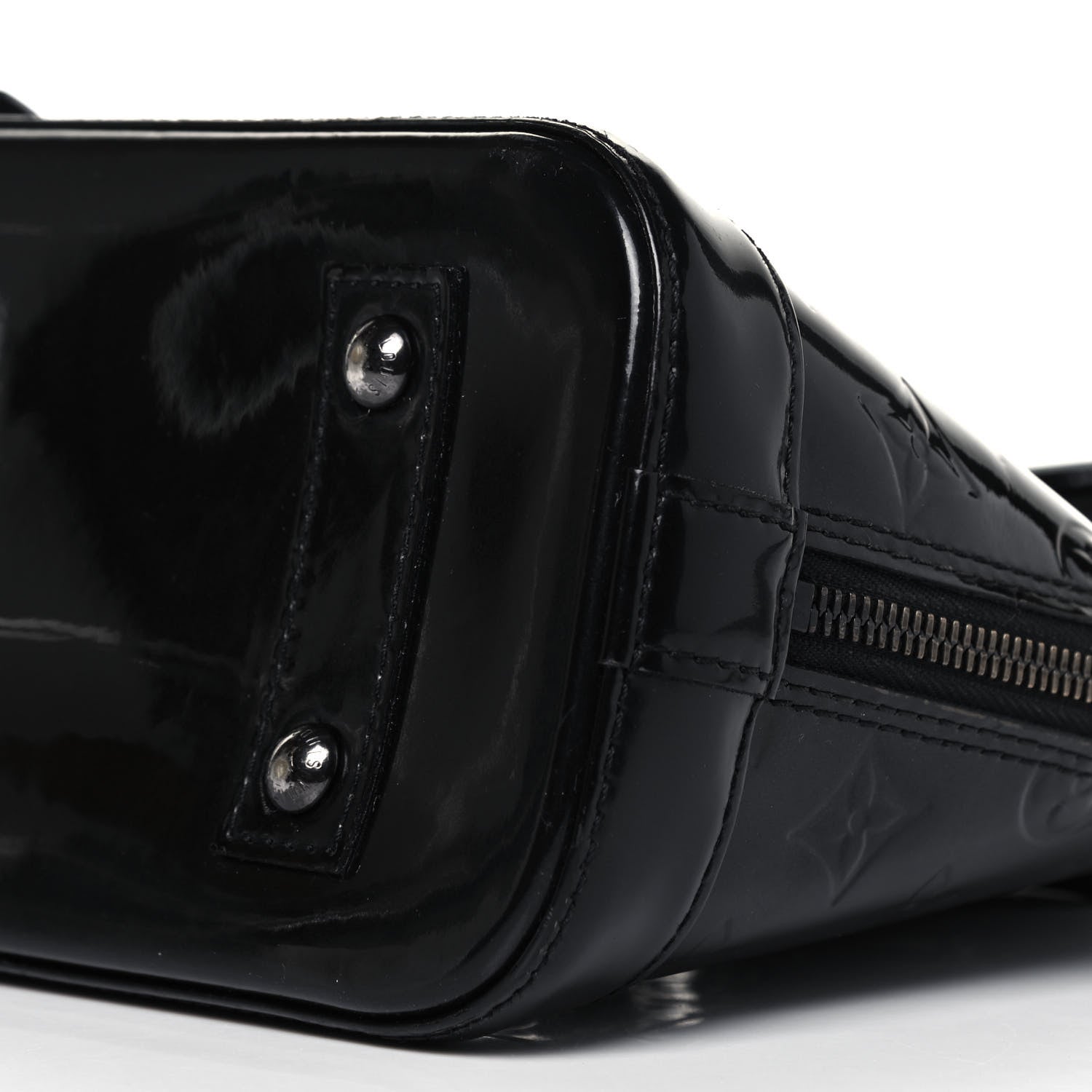 Louis Vuitton Vernis Alma BB Noir Magnetique 9 of 9