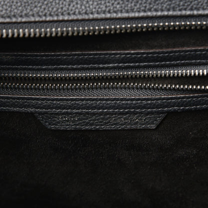 Celine Drummed Calfskin Mini Luggage Black 7 of 15