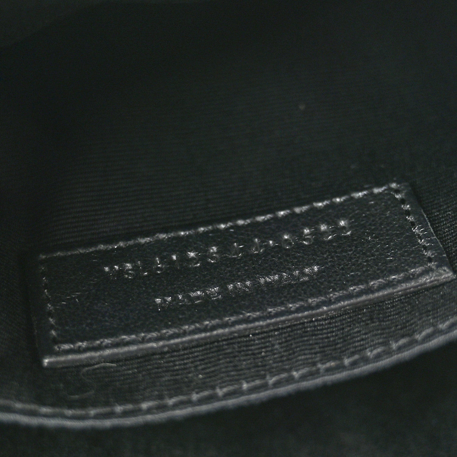 Saint Laurent Calfskin Matelasse Monogram Monochrome Lou Camera Bag Black 7 of 12