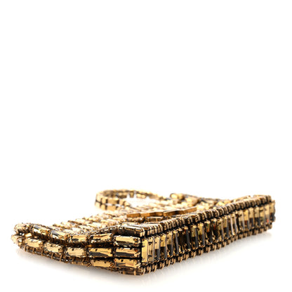 Saint Laurent Crystal Embellished Minaudiere Small Bag Bronze 4 of 10