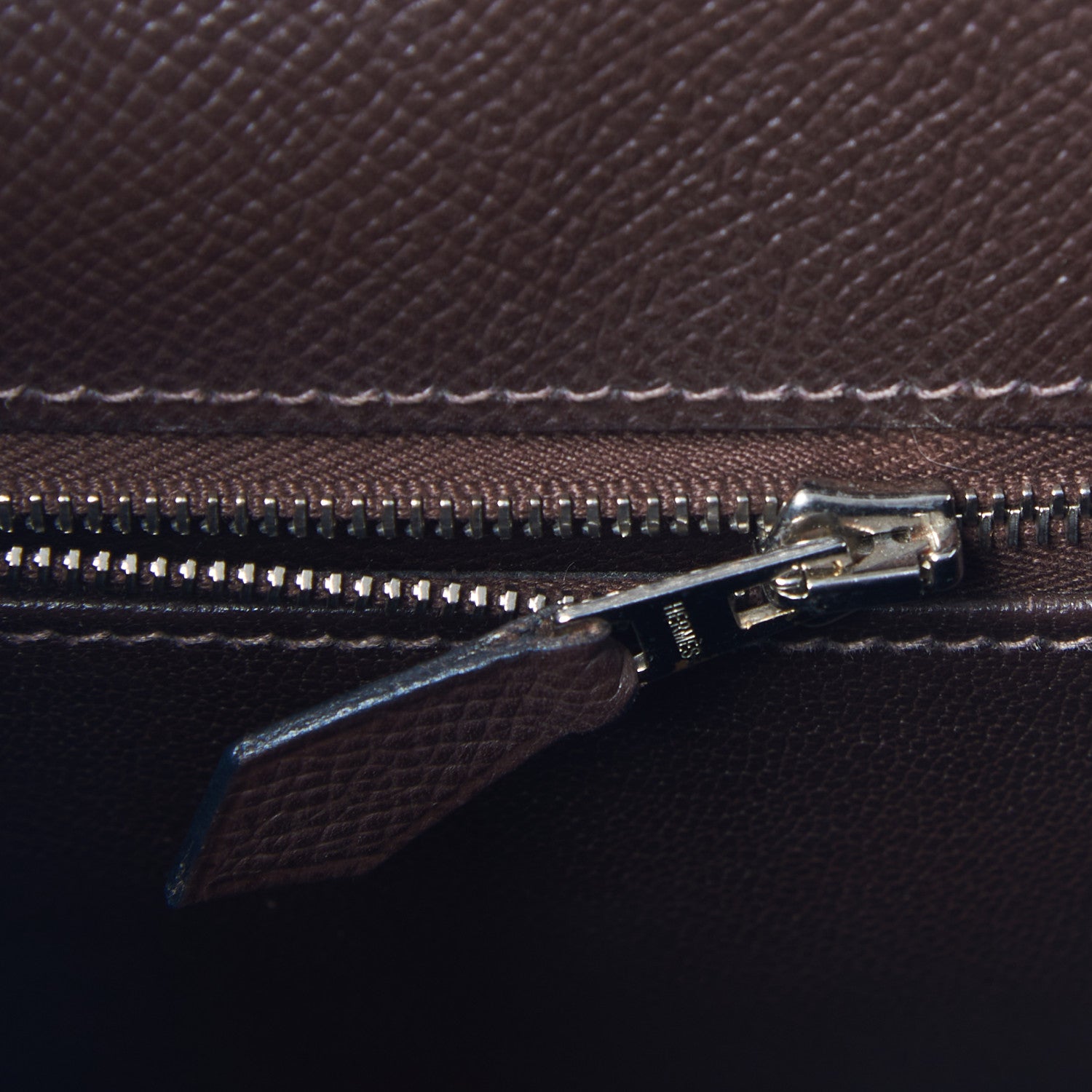 Hermes Epsom Kelly Sellier 32 Chocolate 15 of 33