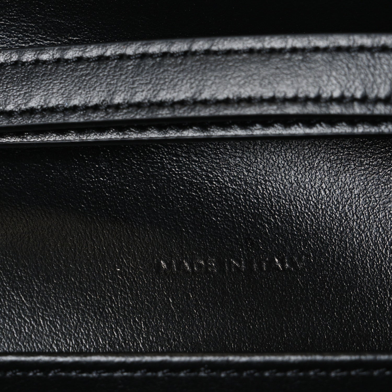 Celine Shiny Calfskin Triomphe Margo Wallet on Chain Black 7 of 10