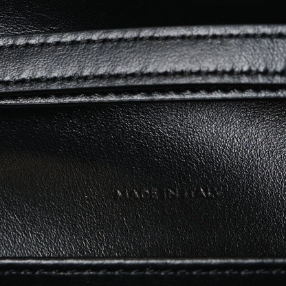 Celine Shiny Calfskin Triomphe Margo Wallet on Chain Black 7 of 10