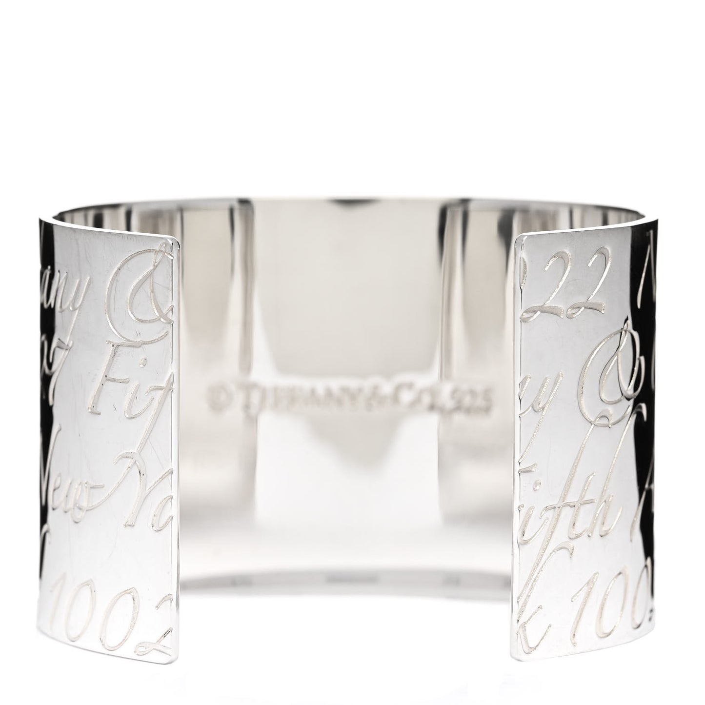 Sterling Silver Wide Notes Cuff Bracelet