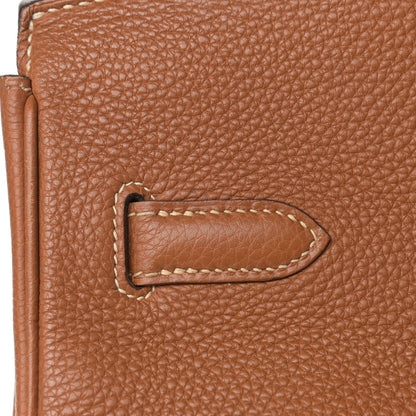 Hermes Taurillon Clemence Birkin 35 Gold 40 of 40
