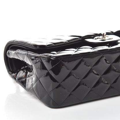Chanel Patent Quilted Jumbo Double Flap Black 8 of 11