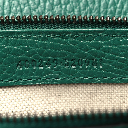 Gucci Pebbled Calfskin Small Dionysus Shoulder Bag Emerald 8 of 11
