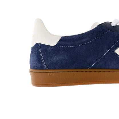 Louis Vuitton Suede Mens Sneakers 9 Blue White 10 of 11