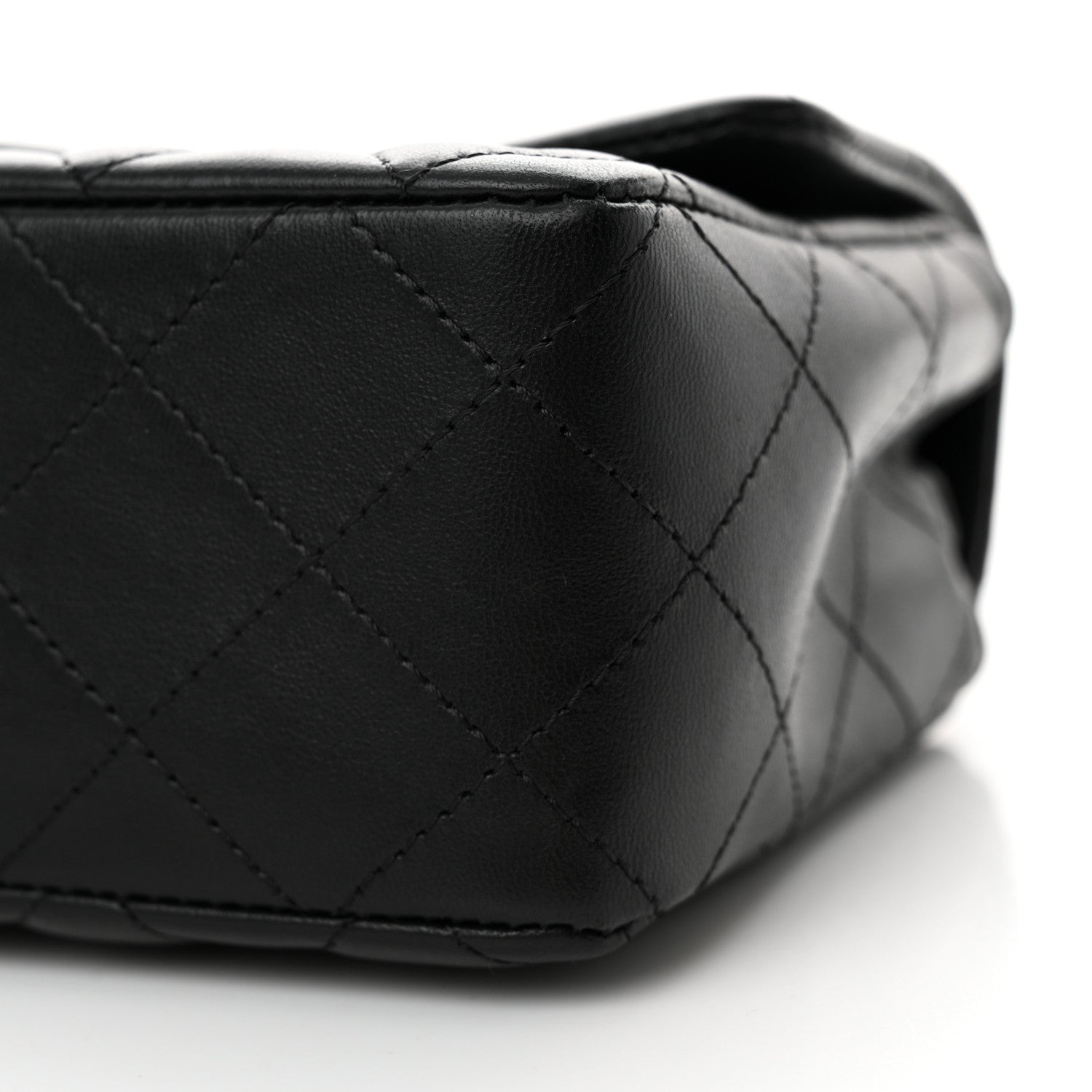 Chanel Lambskin Quilted Mini Rectangular Flap Black 10 of 12