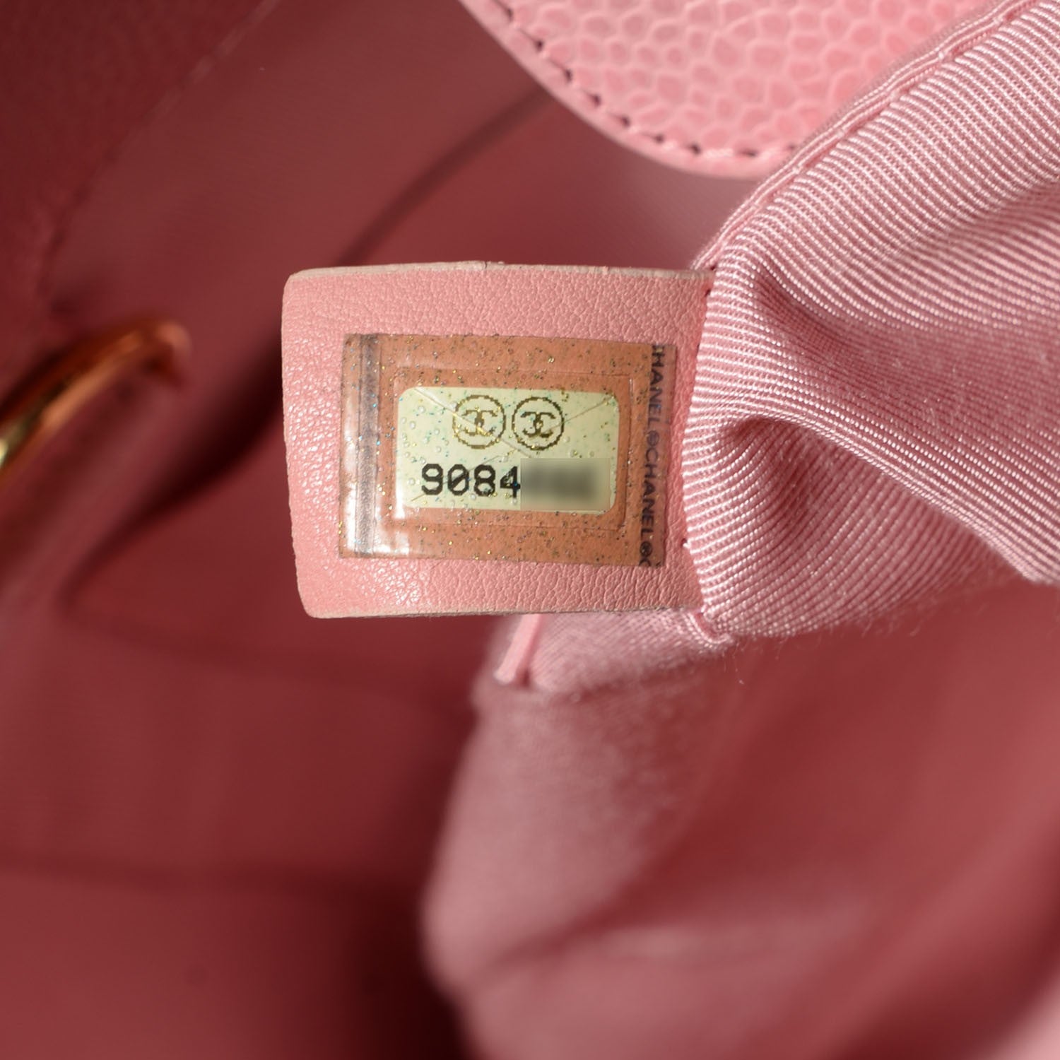 Chanel Caviar Quilted Petit Shopping Tote PST Pink 7 of 7