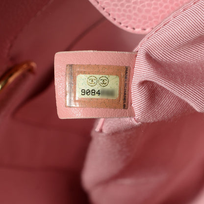 Chanel Caviar Quilted Petit Shopping Tote PST Pink 7 of 7