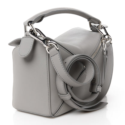 Loewe Calfskin Small Puzzle Bag Pearl Grey 3 of 10