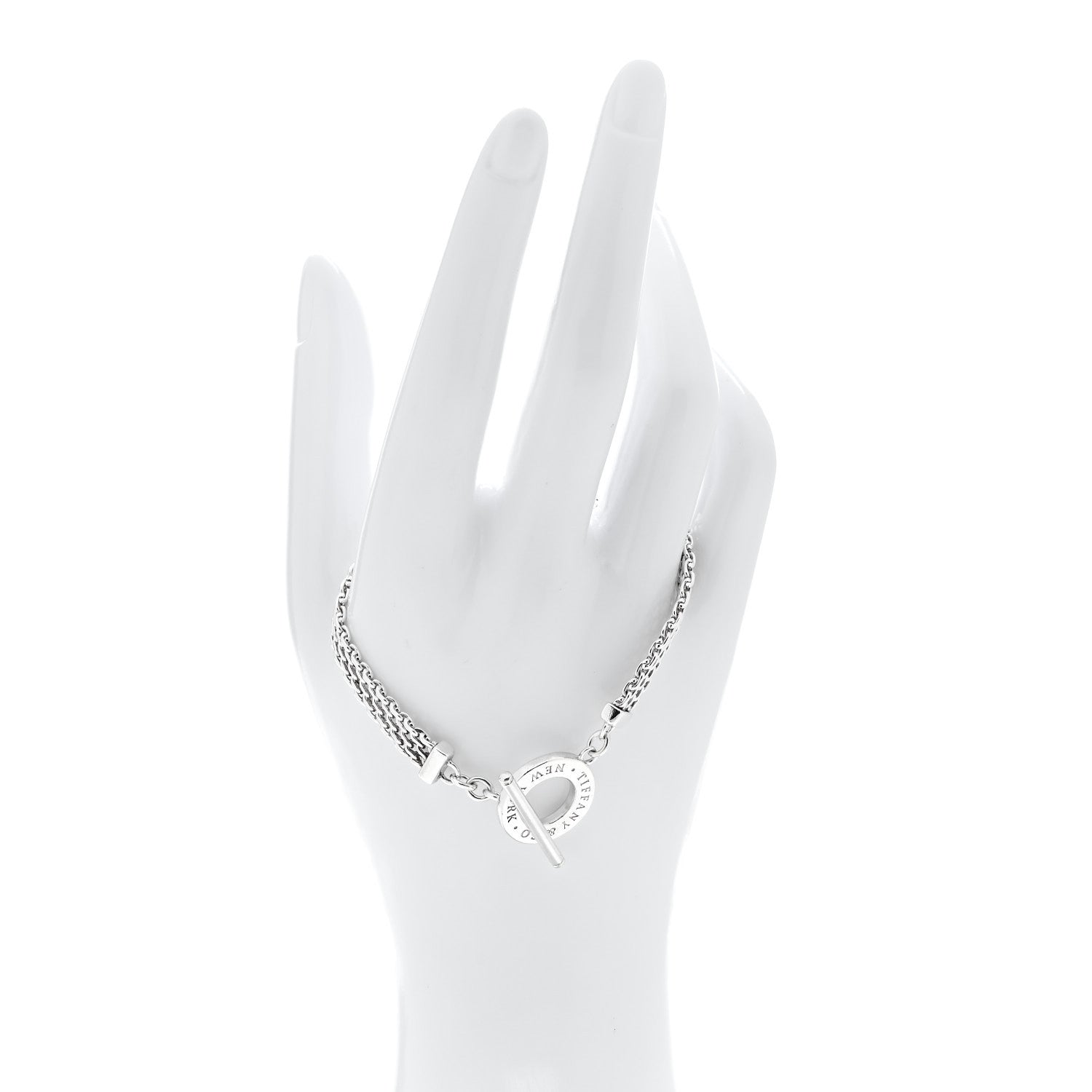 Tiffany Sterling Silver Somerset Toggle Bracelet 2 of 5